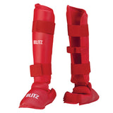 Blitz Karate PU Elite Shin With Removable Foot