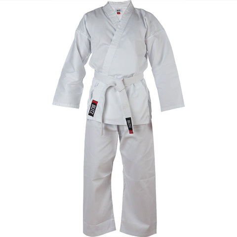 Kids White Polycotton Student Karate Suit - 7oz