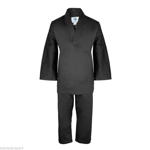 KIDS BYTOMIC V-NECK UNIFORMS - BLACK