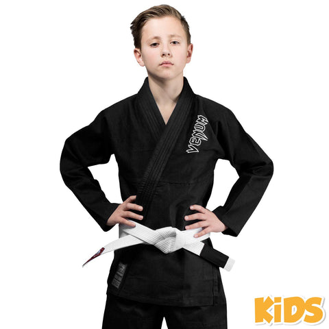 KIDS VENUM CONTENDER BJJ GI, KIMONO - BLACK