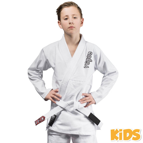 KIDS VENUM CONTENDER BJJ GI, KIMONO - WHITE