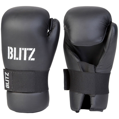 Blitz PU Semi Contact Open Palm Gloves