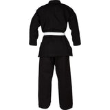 Kids Black Polycotton Student Karate Uniform - 7oz