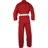 Kids Red Polycotton Student Karate Suit - 7oz